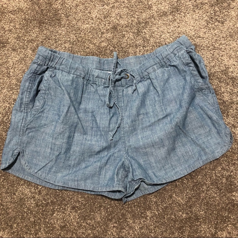 J Crew Factory Chambray Pull-On Shortf